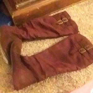 Browb thigh highth winter boots